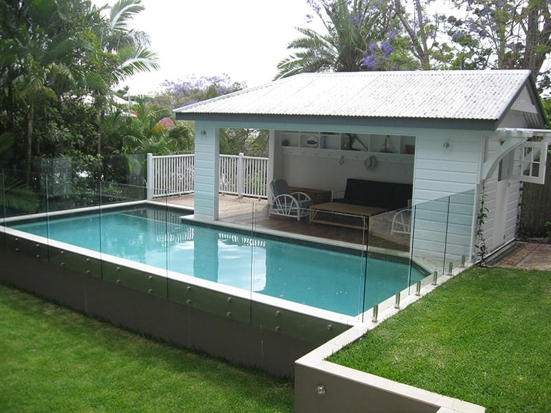 image of a backyeard swimming pool