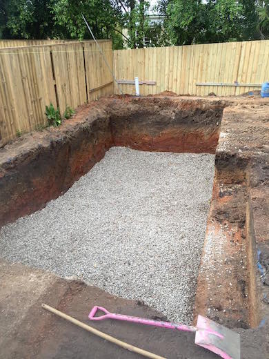Pool excavation process by Eco pool builders in Brisbane